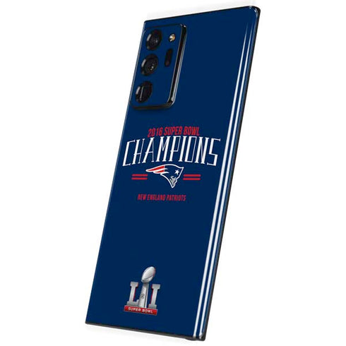 NFL 2016 Super Bowl LI Champions New England Patriots Galaxy Note20 Ultra 5G Skin