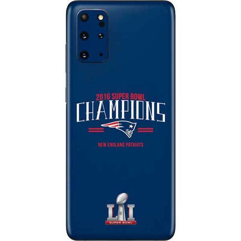 NFL 2016 Super Bowl LI Champions New England Patriots Galaxy S20 Plus Skin