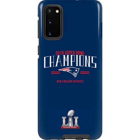 NFL 2016 Super Bowl LI Champions New England Patriots Galaxy S20 Pro Case