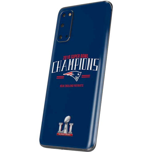 NFL 2016 Super Bowl LI Champions New England Patriots Galaxy S20 Skin
