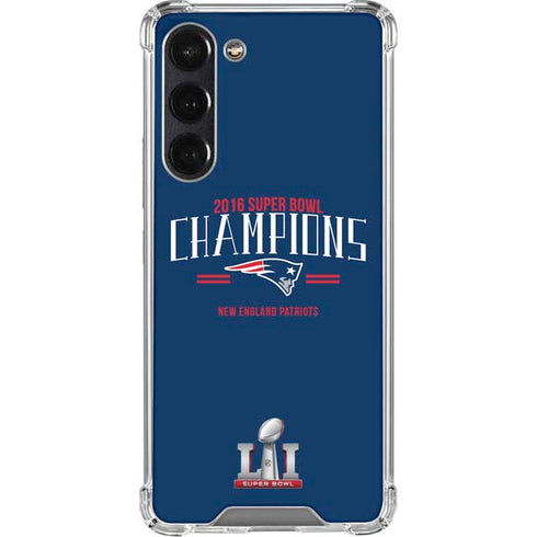 NFL 2016 Super Bowl LI Champions New England Patriots Galaxy S24 FE Clear Case