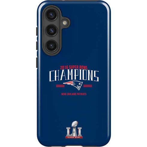 NFL 2016 Super Bowl LI Champions New England Patriots Galaxy S25 Plus Impact Case
