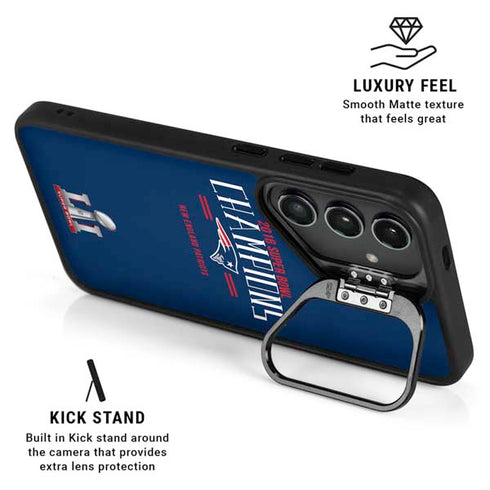 NFL 2016 Super Bowl LI Champions New England Patriots Galaxy S25 Plus Kickstand Case