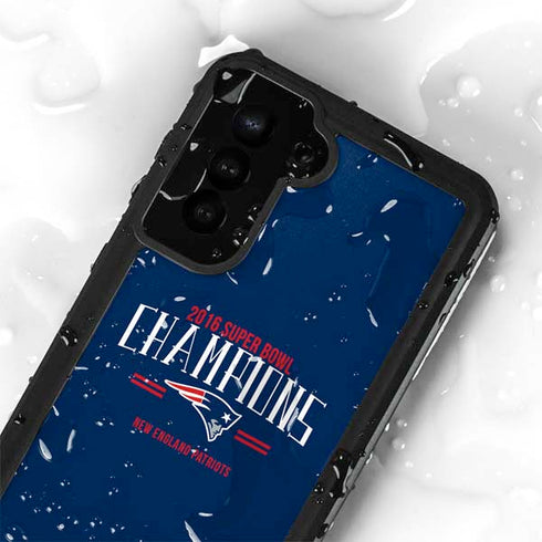 NFL 2016 Super Bowl LI Champions New England Patriots Galaxy S24 Plus Waterproof Case