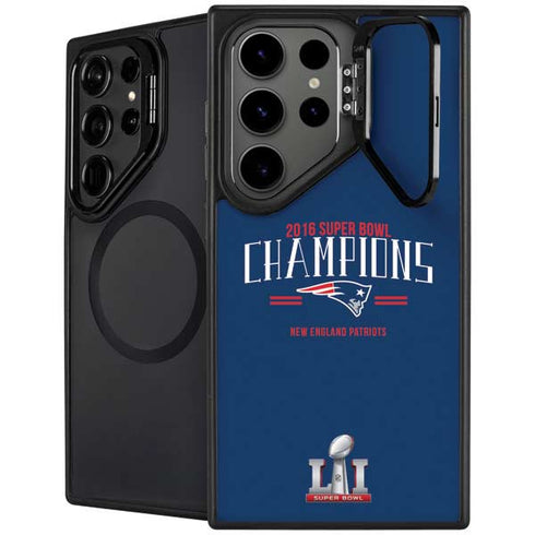 NFL 2016 Super Bowl LI Champions New England Patriots Galaxy S25 Ultra Kickstand Case