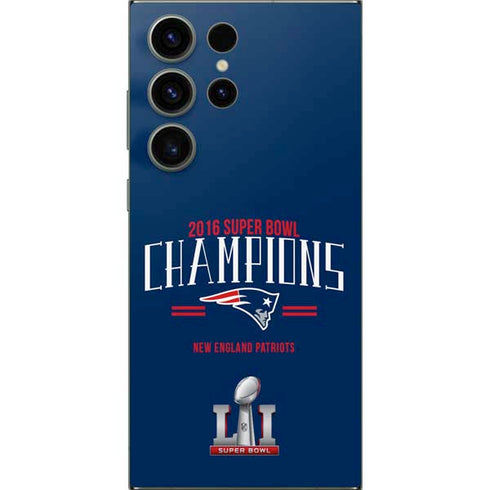 NFL 2016 Super Bowl LI Champions New England Patriots Galaxy S24 Ultra Skin