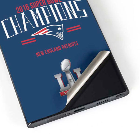NFL 2016 Super Bowl LI Champions New England Patriots Galaxy S24 Ultra Skin