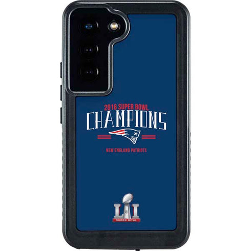NFL 2016 Super Bowl LI Champions New England Patriots Galaxy S24 Waterproof Case