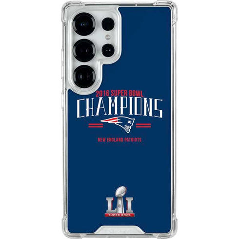 NFL 2016 Super Bowl LI Champions New England Patriots Galaxy S25 Ultra Clear Case