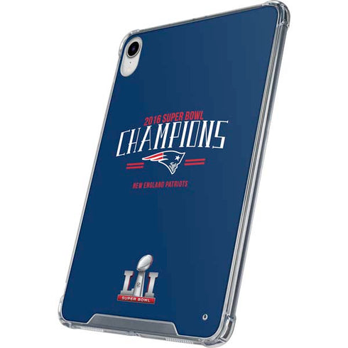 NFL 2016 Super Bowl LI Champions New England Patriots iPad 11th Gen (2025) Clear Case
