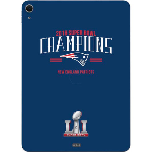 NFL 2016 Super Bowl LI Champions New England Patriots Apple iPad Air Skin