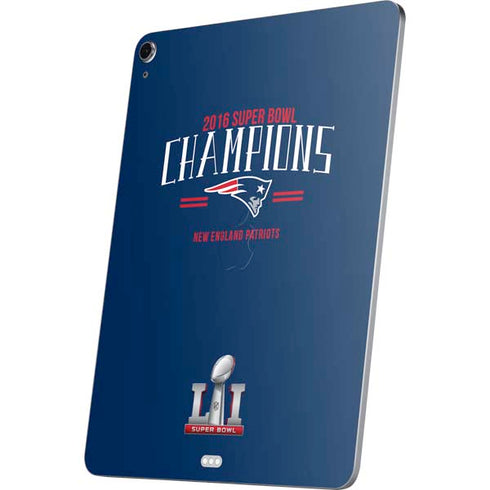 NFL 2016 Super Bowl LI Champions New England Patriots Apple iPad Air Skin