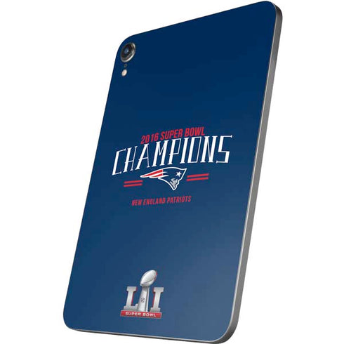 NFL 2016 Super Bowl LI Champions New England Patriots Apple iPad Mini Skin