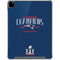 NFL 2016 Super Bowl LI Champions New England Patriots iPad Pro 12.9in (2020) Clear Case