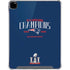 NFL 2016 Super Bowl LI Champions New England Patriots iPad Pro 12.9in (2020) Clear Case
