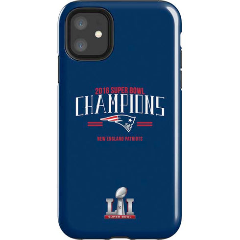 NFL 2016 Super Bowl LI Champions New England Patriots iPhone 11 Impact Case