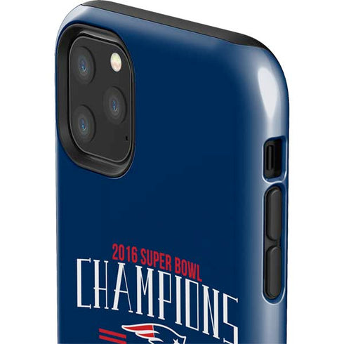 NFL 2016 Super Bowl LI Champions New England Patriots iPhone 11 Pro Max Impact Case
