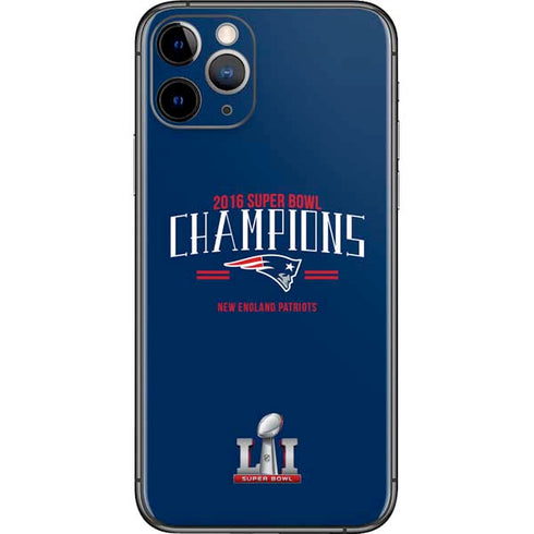 NFL 2016 Super Bowl LI Champions New England Patriots iPhone 11 Pro Skin