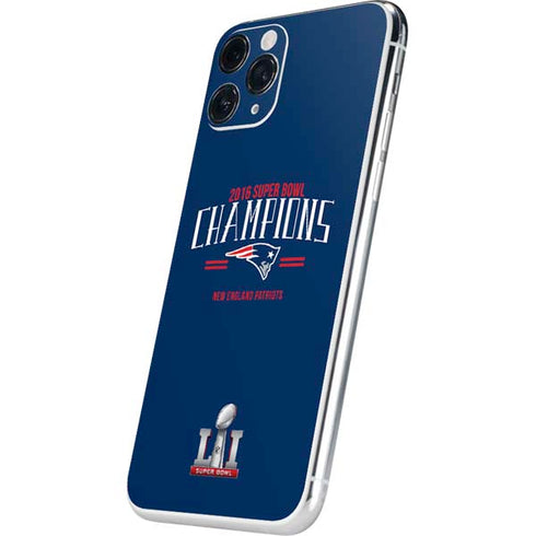 NFL 2016 Super Bowl LI Champions New England Patriots iPhone 11 Pro Skin