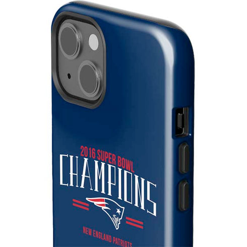 NFL 2016 Super Bowl LI Champions New England Patriots iPhone 15 Impact Case