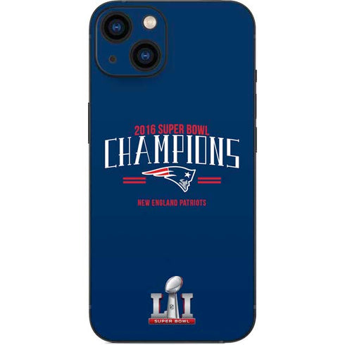 NFL 2016 Super Bowl LI Champions New England Patriots iPhone 15 Skin
