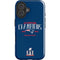 NFL 2016 Super Bowl LI Champions New England Patriots iPhone 16 Plus Impact Case