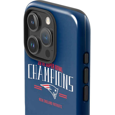 NFL 2016 Super Bowl LI Champions New England Patriots iPhone 16 Pro Max Impact Case