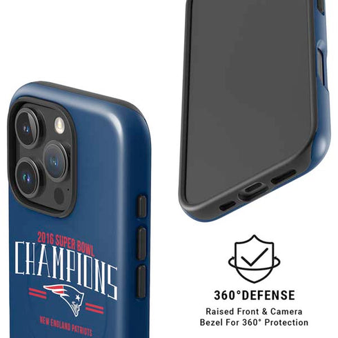 NFL 2016 Super Bowl LI Champions New England Patriots iPhone 16 Pro Max Magsafe Impact Case