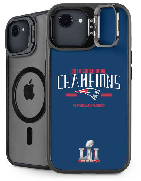 NFL 2016 Super Bowl LI Champions New England Patriots iPhone 16e Kickstand Case