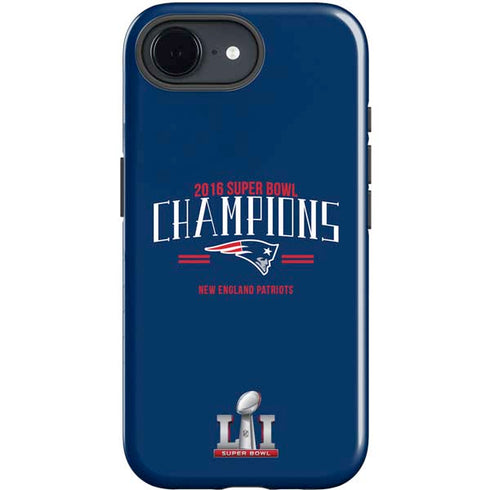 NFL 2016 Super Bowl LI Champions New England Patriots iPhone 16e Impact Case