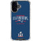 NFL 2016 Super Bowl LI Champions New England Patriots iPhone 17 Clear Case