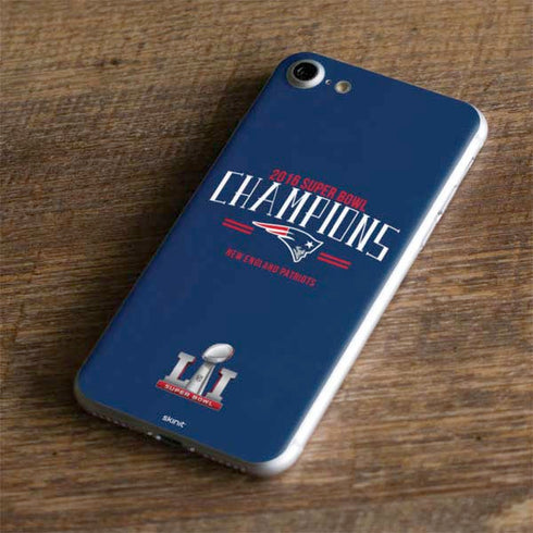 NFL 2016 Super Bowl LI Champions New England Patriots iPhone 8 Skin