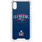 NFL 2016 Super Bowl LI Champions New England Patriots iPhone XS Clear Case