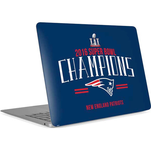 NFL 2016 Super Bowl LI Champions New England Patriots Apple MacBook Air Skin