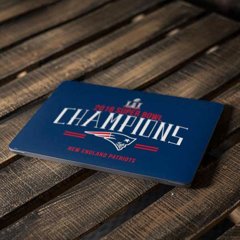 NFL 2016 Super Bowl LI Champions New England Patriots Apple MacBook Air Skin