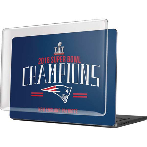 NFL 2016 Super Bowl LI Champions New England Patriots MacBook Pro 14in (2021-24) Case plus Skin
