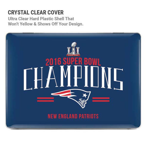 NFL 2016 Super Bowl LI Champions New England Patriots MacBook Pro 14in (2021-24) Case plus Skin