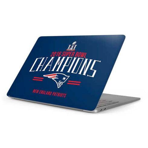 NFL 2016 Super Bowl LI Champions New England Patriots Apple MacBook Pro 16-inch Skin