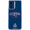 NFL 2016 Super Bowl LI Champions New England Patriots Moto G 5G (2024) Clear Case
