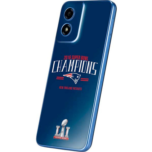 NFL 2016 Super Bowl LI Champions New England Patriots Moto G Play 4G (2024) Skin