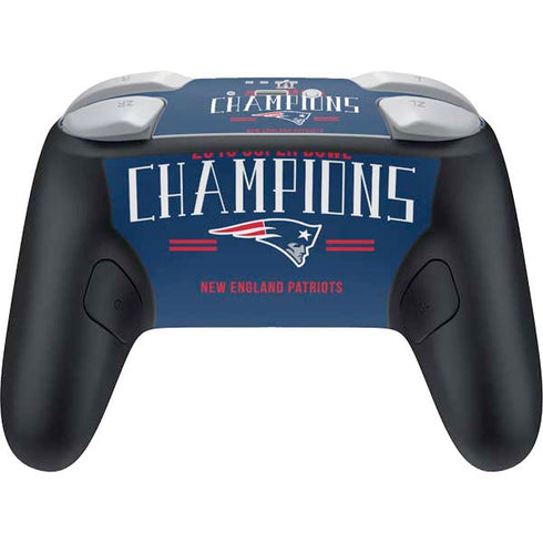 NFL 2016 Super Bowl LI Champions New England Patriots Nintendo Switch 2 (2025) Pro Controller Skin