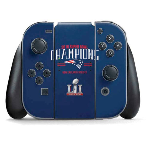 NFL 2016 Super Bowl LI Champions New England Patriots Nintendo Skins