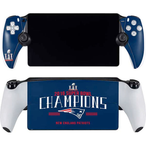 NFL 2016 Super Bowl LI Champions New England Patriots PlayStation PS5 Skins