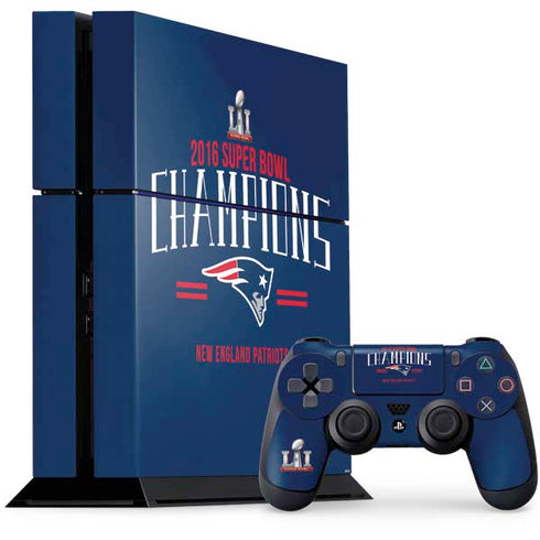 NFL 2016 Super Bowl LI Champions New England Patriots PlayStation PS4 Skins