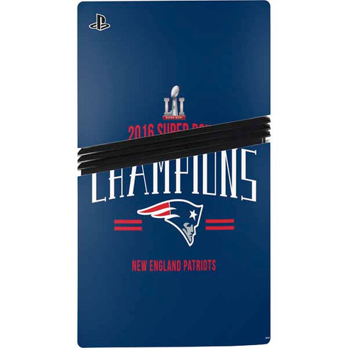 NFL 2016 Super Bowl LI Champions New England Patriots PS5 Pro Bundle Skin