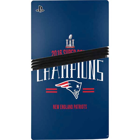NFL 2016 Super Bowl LI Champions New England Patriots PS5 Pro Console Skin