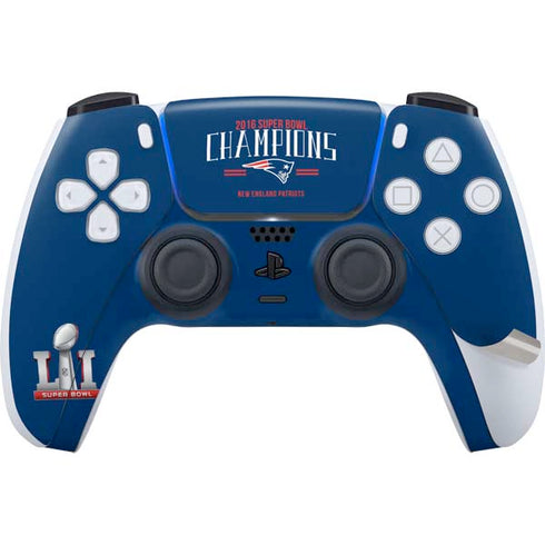 NFL 2016 Super Bowl LI Champions New England Patriots PS5 Pro Disk Bundle Skin
