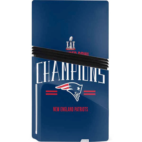 NFL 2016 Super Bowl LI Champions New England Patriots PS5 Pro Disk Console Skin