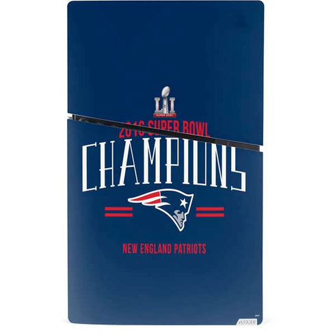 NFL 2016 Super Bowl LI Champions New England Patriots PS5 Slim Digital Edition Console Skin