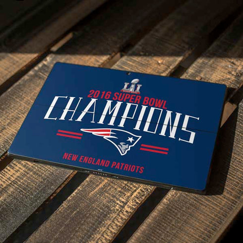 NFL 2016 Super Bowl LI Champions New England Patriots Surface Pro 7 Skin